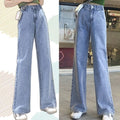 Dámske široké vintage džínsy