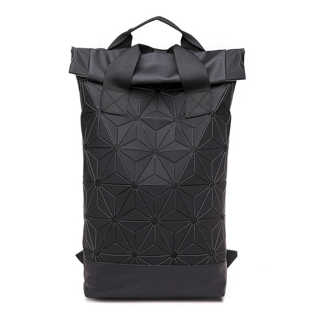 Štýlový holografický batoh s geometrickým vzorom