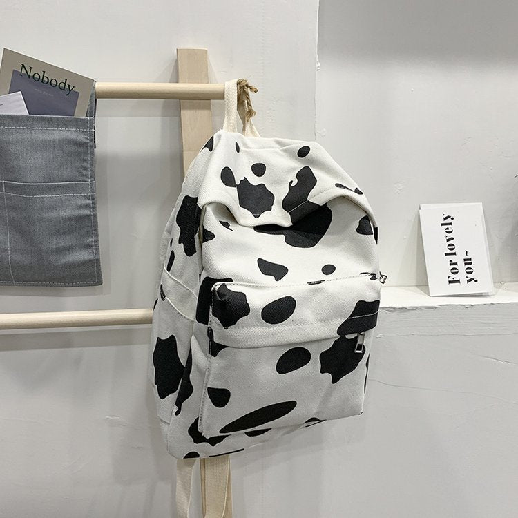 Unisex batoh so vzorom kravy