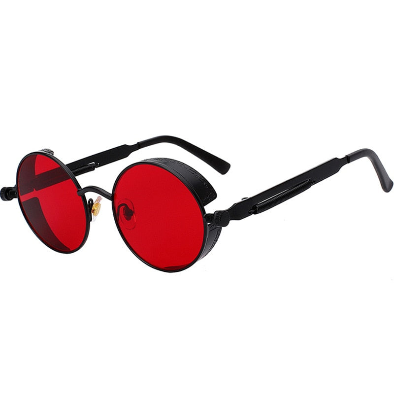 Unisex vintage okrúhle slnečné okuliare (Výpredaj)