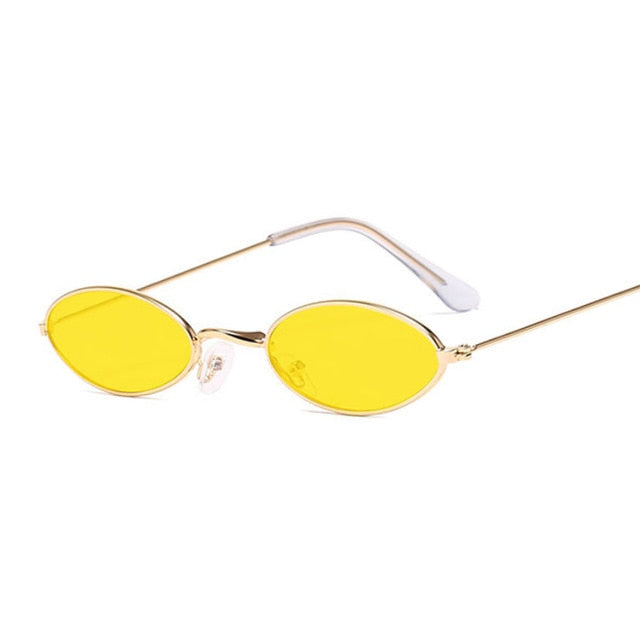 Dámske retro úzke slnečné okuliare