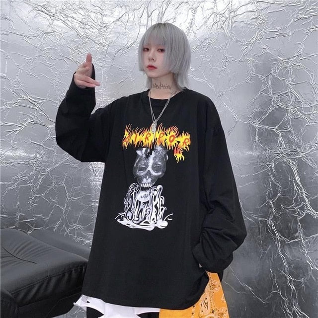 Unisex oversized tričko s potlačou