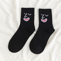 Unisex ponožky so smajlíkom