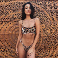 Dámske bikiny s leopardím vzorom