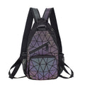 Dámsky geometrický batoh s otvorom na slúchadlá