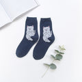 Pánske ponožky s mačkou