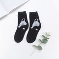 Pánske ponožky s mačkou
