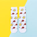 Dámske ponožky so vzorom jedla