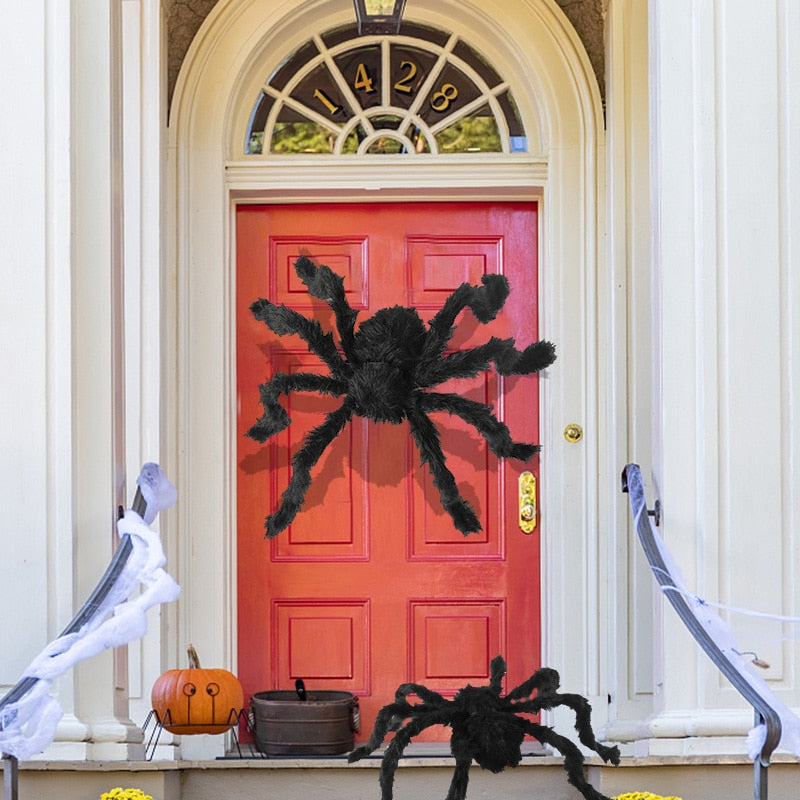 Gigantický pavúk na Halloween