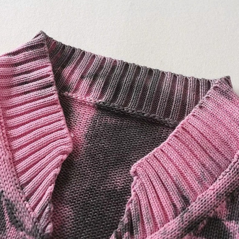 Dámsky batikovaný sveter
