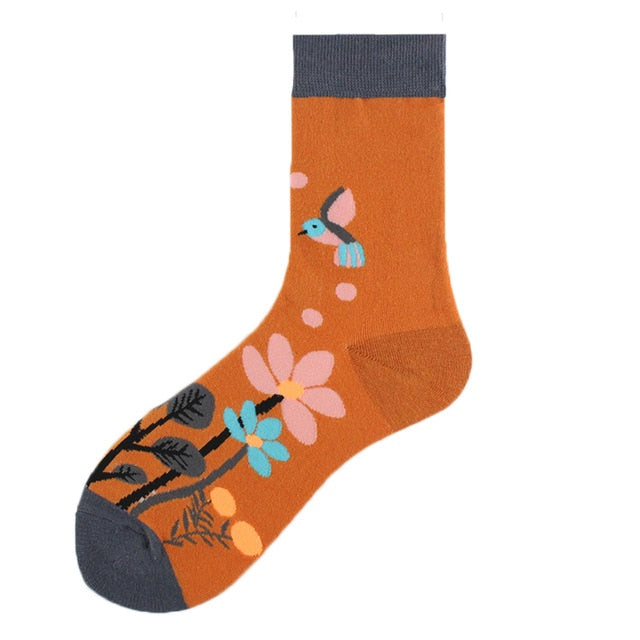 Dámske ponožky so vzorom