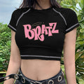 Dámske crop top tričko Bratz