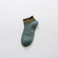 Dámske ponožky s farebným pruhom