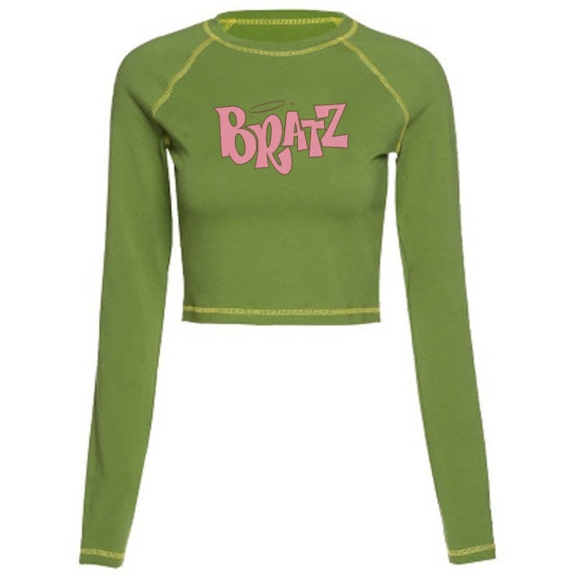 Dámske crop top tričko Bratz