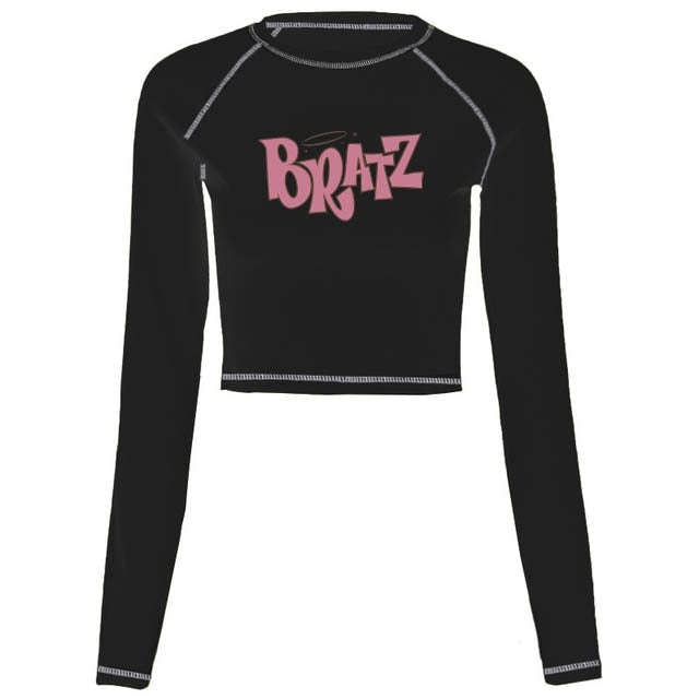 Dámske crop top tričko Bratz