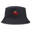 Čierno-biely bucket hat