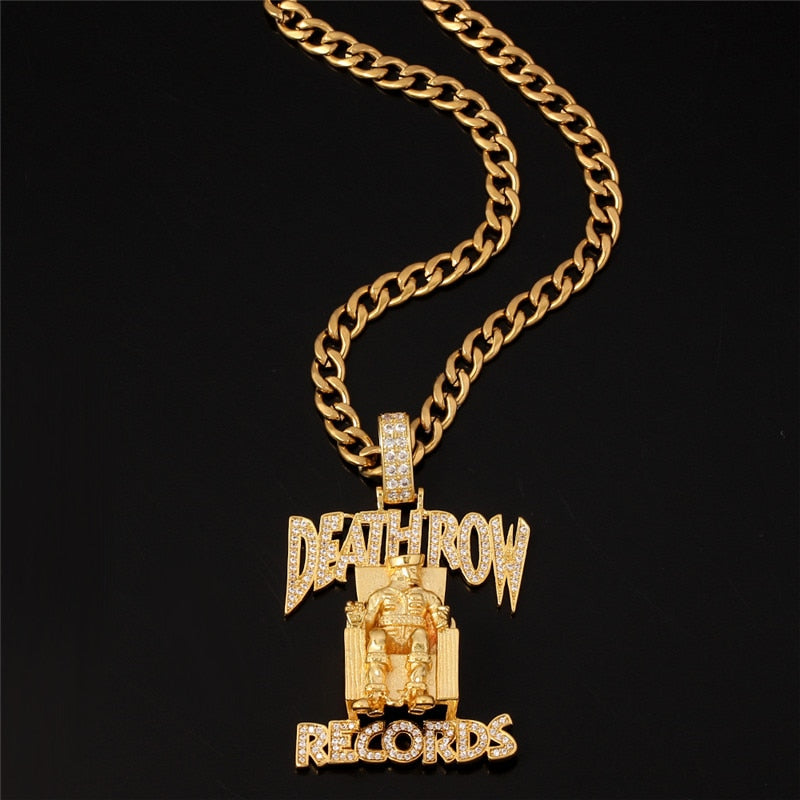 Náhrdelník s príveskom Death Row Records