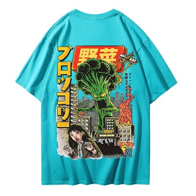 Pánske tričko s potlačou brokolicovej príšery