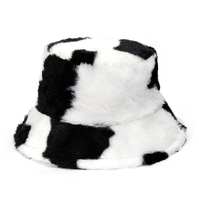 Dámsky chlpatý klobúk bucket hat