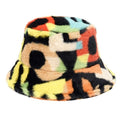 Dámsky chlpatý klobúk bucket hat