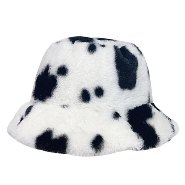 Dámsky chlpatý klobúk bucket hat