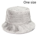 Dámsky chlpatý klobúk bucket hat